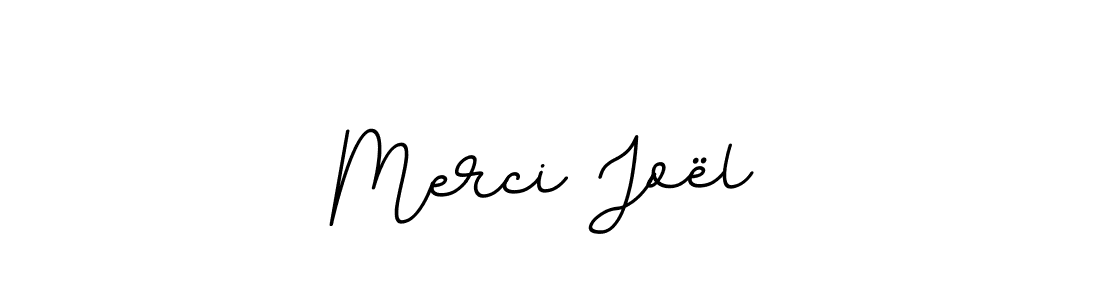 Merci Joël stylish signature style. Best Handwritten Sign (BallpointsItalic-DORy9) for my name. Handwritten Signature Collection Ideas for my name Merci Joël. Merci Joël signature style 11 images and pictures png