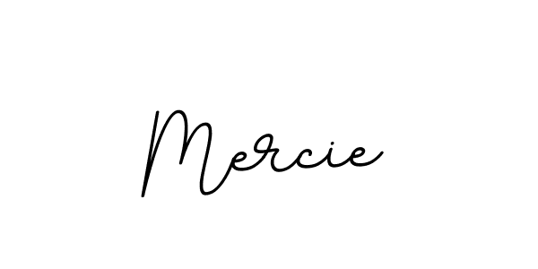 Use a signature maker to create a handwritten signature online. With this signature software, you can design (BallpointsItalic-DORy9) your own signature for name Mercie. Mercie signature style 11 images and pictures png