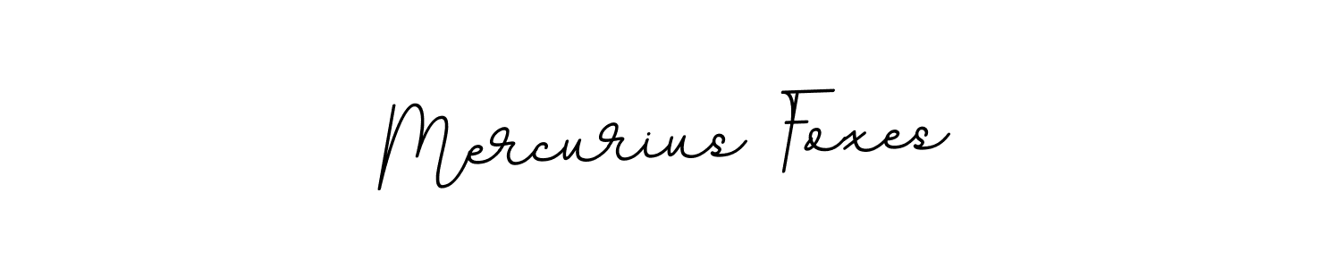 Mercurius Foxes stylish signature style. Best Handwritten Sign (BallpointsItalic-DORy9) for my name. Handwritten Signature Collection Ideas for my name Mercurius Foxes. Mercurius Foxes signature style 11 images and pictures png