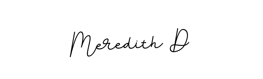 Make a beautiful signature design for name Meredith D. Use this online signature maker to create a handwritten signature for free. Meredith D signature style 11 images and pictures png