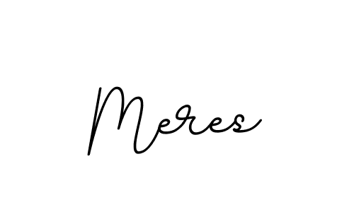 Use a signature maker to create a handwritten signature online. With this signature software, you can design (BallpointsItalic-DORy9) your own signature for name Meres. Meres signature style 11 images and pictures png