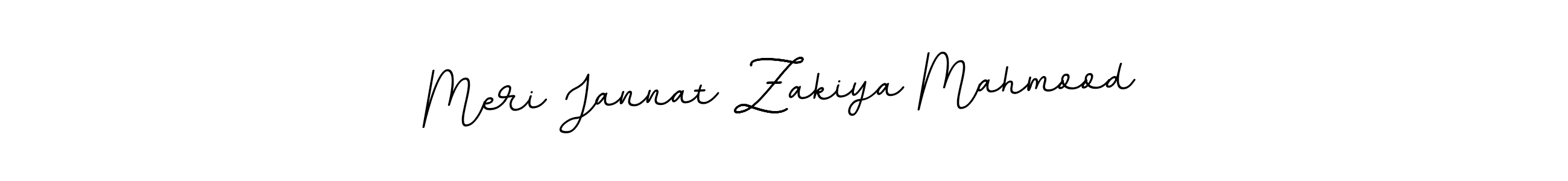 Also we have Meri Jannat Zakiya Mahmood name is the best signature style. Create professional handwritten signature collection using BallpointsItalic-DORy9 autograph style. Meri Jannat Zakiya Mahmood signature style 11 images and pictures png