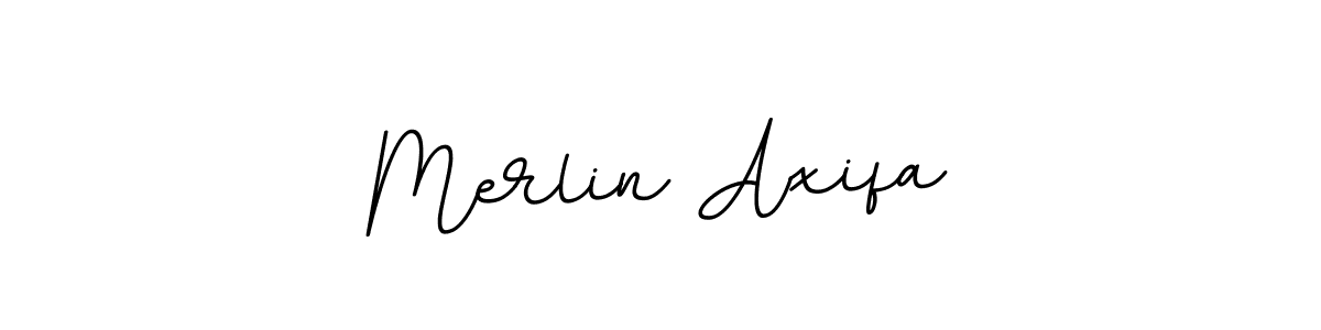 It looks lik you need a new signature style for name Merlin Axifa. Design unique handwritten (BallpointsItalic-DORy9) signature with our free signature maker in just a few clicks. Merlin Axifa signature style 11 images and pictures png