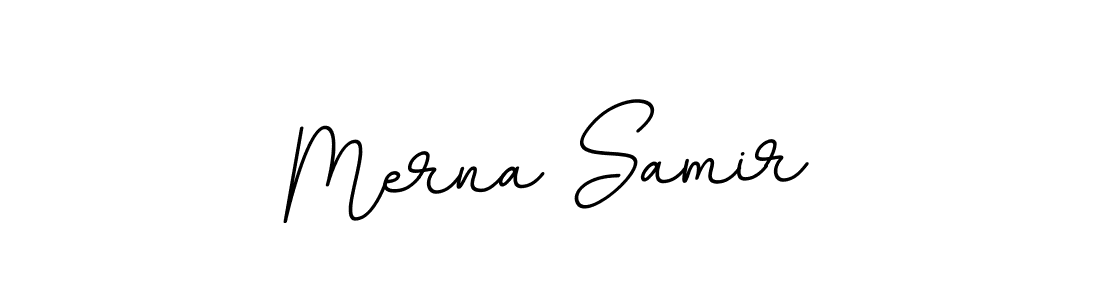 How to make Merna Samir signature? BallpointsItalic-DORy9 is a professional autograph style. Create handwritten signature for Merna Samir name. Merna Samir signature style 11 images and pictures png
