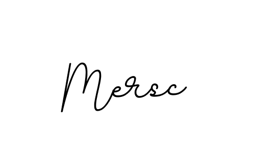 Use a signature maker to create a handwritten signature online. With this signature software, you can design (BallpointsItalic-DORy9) your own signature for name Mersc. Mersc signature style 11 images and pictures png