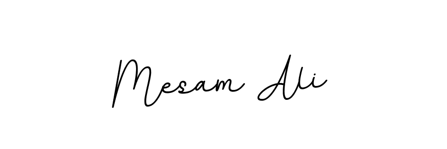 Use a signature maker to create a handwritten signature online. With this signature software, you can design (BallpointsItalic-DORy9) your own signature for name Mesam Ali. Mesam Ali signature style 11 images and pictures png