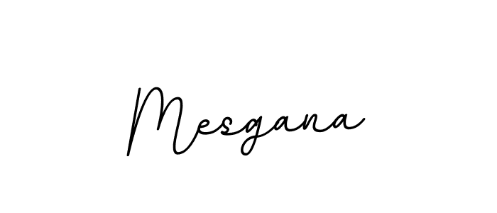 Mesgana stylish signature style. Best Handwritten Sign (BallpointsItalic-DORy9) for my name. Handwritten Signature Collection Ideas for my name Mesgana. Mesgana signature style 11 images and pictures png