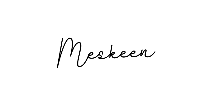 It looks lik you need a new signature style for name Meskeen. Design unique handwritten (BallpointsItalic-DORy9) signature with our free signature maker in just a few clicks. Meskeen signature style 11 images and pictures png