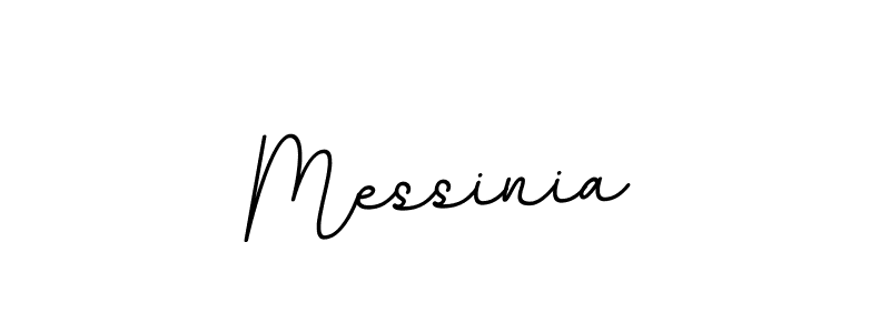 You should practise on your own different ways (BallpointsItalic-DORy9) to write your name (Messinia) in signature. don't let someone else do it for you. Messinia signature style 11 images and pictures png