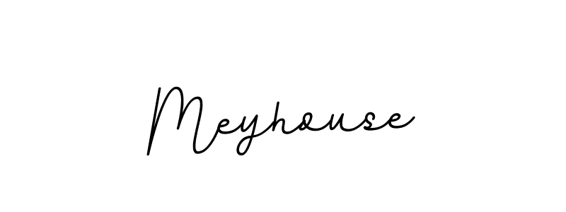 Also we have Meyhouse name is the best signature style. Create professional handwritten signature collection using BallpointsItalic-DORy9 autograph style. Meyhouse signature style 11 images and pictures png