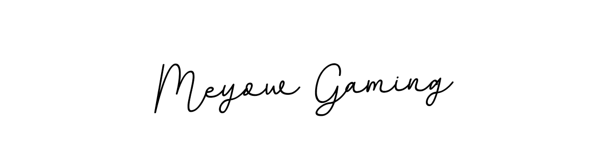 This is the best signature style for the Meyow Gaming name. Also you like these signature font (BallpointsItalic-DORy9). Mix name signature. Meyow Gaming signature style 11 images and pictures png