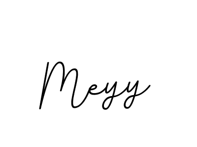 Create a beautiful signature design for name Meyy. With this signature (BallpointsItalic-DORy9) fonts, you can make a handwritten signature for free. Meyy signature style 11 images and pictures png