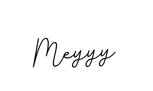 Make a beautiful signature design for name Meyyy. With this signature (BallpointsItalic-DORy9) style, you can create a handwritten signature for free. Meyyy signature style 11 images and pictures png