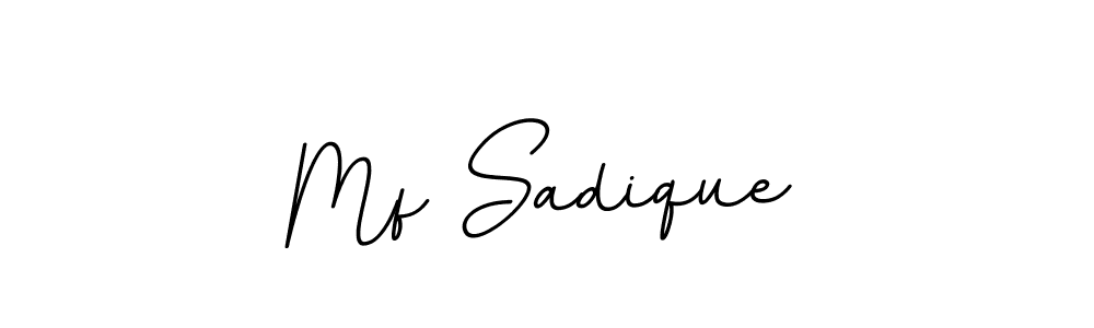 How to make Mf Sadique signature? BallpointsItalic-DORy9 is a professional autograph style. Create handwritten signature for Mf Sadique name. Mf Sadique signature style 11 images and pictures png