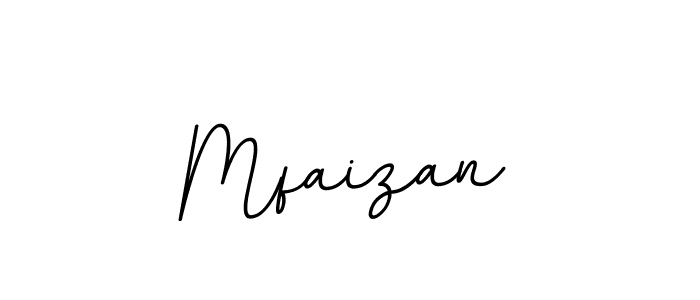 How to make Mfaizan name signature. Use BallpointsItalic-DORy9 style for creating short signs online. This is the latest handwritten sign. Mfaizan signature style 11 images and pictures png