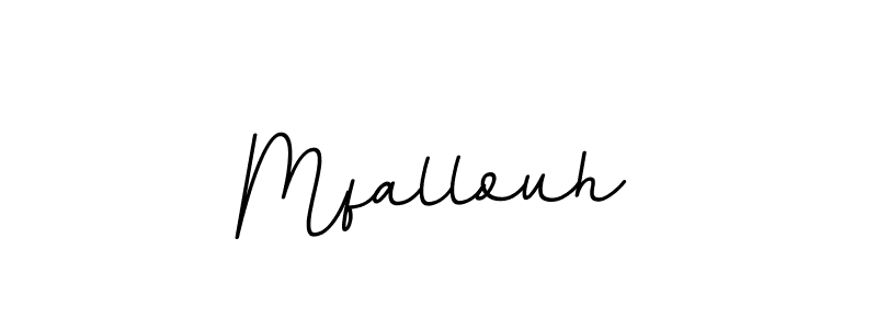 You should practise on your own different ways (BallpointsItalic-DORy9) to write your name (Mfallouh) in signature. don't let someone else do it for you. Mfallouh signature style 11 images and pictures png