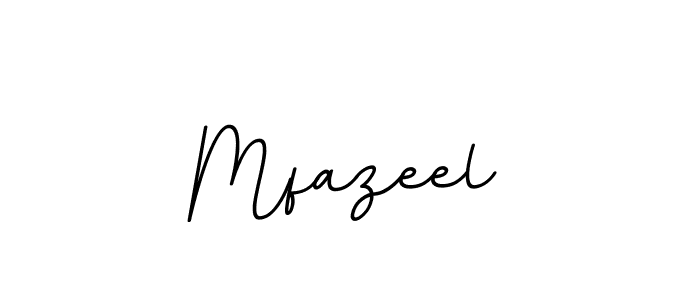 Make a beautiful signature design for name Mfazeel. With this signature (BallpointsItalic-DORy9) style, you can create a handwritten signature for free. Mfazeel signature style 11 images and pictures png