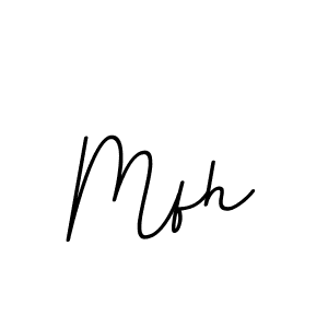 Design your own signature with our free online signature maker. With this signature software, you can create a handwritten (BallpointsItalic-DORy9) signature for name Mfh. Mfh signature style 11 images and pictures png