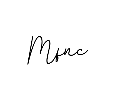 Create a beautiful signature design for name Mfnc. With this signature (BallpointsItalic-DORy9) fonts, you can make a handwritten signature for free. Mfnc signature style 11 images and pictures png