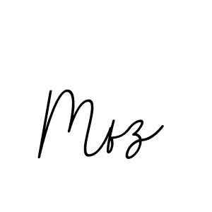 Make a beautiful signature design for name Mfz. With this signature (BallpointsItalic-DORy9) style, you can create a handwritten signature for free. Mfz signature style 11 images and pictures png