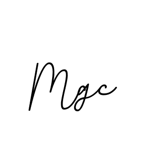Design your own signature with our free online signature maker. With this signature software, you can create a handwritten (BallpointsItalic-DORy9) signature for name Mgc. Mgc signature style 11 images and pictures png