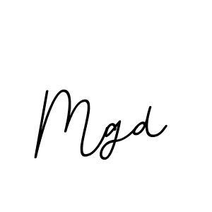 Make a beautiful signature design for name Mgd. With this signature (BallpointsItalic-DORy9) style, you can create a handwritten signature for free. Mgd signature style 11 images and pictures png