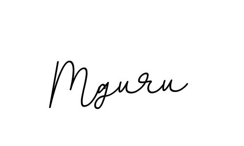 Make a beautiful signature design for name Mguru. With this signature (BallpointsItalic-DORy9) style, you can create a handwritten signature for free. Mguru signature style 11 images and pictures png