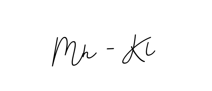Also You can easily find your signature by using the search form. We will create Mh - Kl name handwritten signature images for you free of cost using BallpointsItalic-DORy9 sign style. Mh - Kl signature style 11 images and pictures png