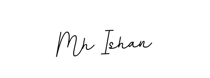 Mh Ishan stylish signature style. Best Handwritten Sign (BallpointsItalic-DORy9) for my name. Handwritten Signature Collection Ideas for my name Mh Ishan. Mh Ishan signature style 11 images and pictures png