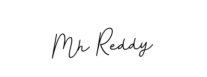 Design your own signature with our free online signature maker. With this signature software, you can create a handwritten (BallpointsItalic-DORy9) signature for name Mh Reddy. Mh Reddy signature style 11 images and pictures png