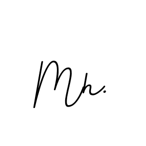 Create a beautiful signature design for name Mh.. With this signature (BallpointsItalic-DORy9) fonts, you can make a handwritten signature for free. Mh. signature style 11 images and pictures png