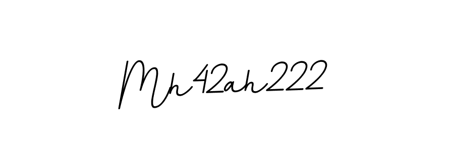 The best way (BallpointsItalic-DORy9) to make a short signature is to pick only two or three words in your name. The name Mh42ah222 include a total of six letters. For converting this name. Mh42ah222 signature style 11 images and pictures png