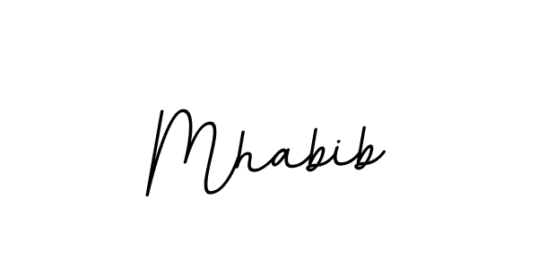 Create a beautiful signature design for name Mhabib. With this signature (BallpointsItalic-DORy9) fonts, you can make a handwritten signature for free. Mhabib signature style 11 images and pictures png
