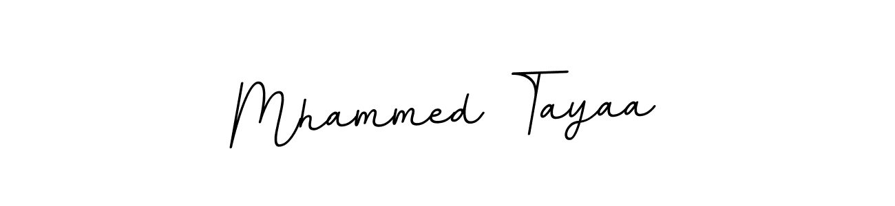 Also You can easily find your signature by using the search form. We will create Mhammed Tayaa name handwritten signature images for you free of cost using BallpointsItalic-DORy9 sign style. Mhammed Tayaa signature style 11 images and pictures png