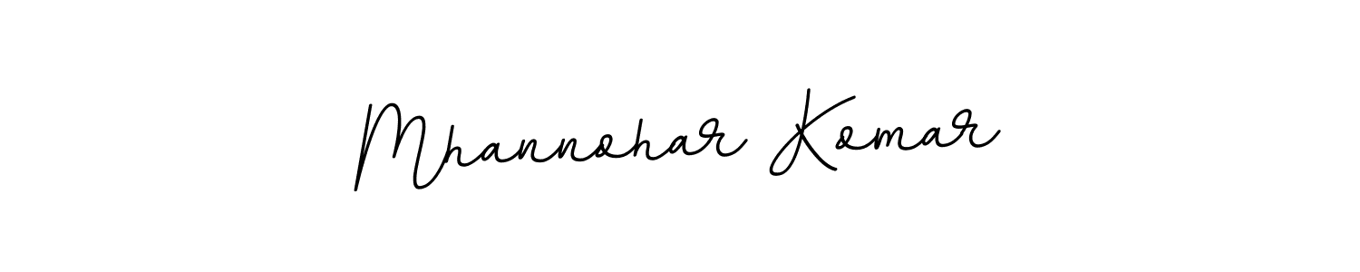 You should practise on your own different ways (BallpointsItalic-DORy9) to write your name (Mhannohar Komar) in signature. don't let someone else do it for you. Mhannohar Komar signature style 11 images and pictures png