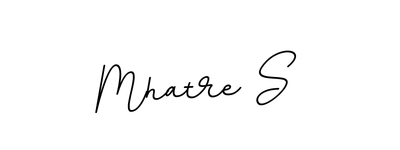 The best way (BallpointsItalic-DORy9) to make a short signature is to pick only two or three words in your name. The name Mhatre S include a total of six letters. For converting this name. Mhatre S signature style 11 images and pictures png