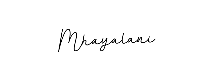 Make a beautiful signature design for name Mhayalani. With this signature (BallpointsItalic-DORy9) style, you can create a handwritten signature for free. Mhayalani signature style 11 images and pictures png