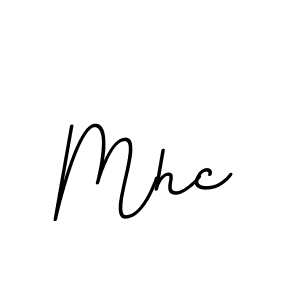 How to make Mhc name signature. Use BallpointsItalic-DORy9 style for creating short signs online. This is the latest handwritten sign. Mhc signature style 11 images and pictures png