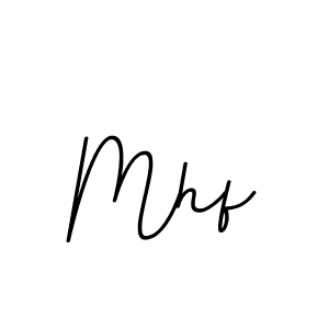 Create a beautiful signature design for name Mhf. With this signature (BallpointsItalic-DORy9) fonts, you can make a handwritten signature for free. Mhf signature style 11 images and pictures png