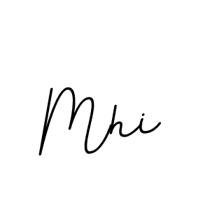 Make a beautiful signature design for name Mhi. With this signature (BallpointsItalic-DORy9) style, you can create a handwritten signature for free. Mhi signature style 11 images and pictures png