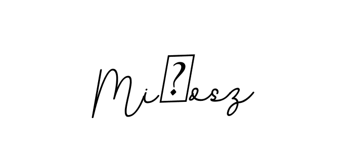 Once you've used our free online signature maker to create your best signature BallpointsItalic-DORy9 style, it's time to enjoy all of the benefits that Miłosz name signing documents. Miłosz signature style 11 images and pictures png