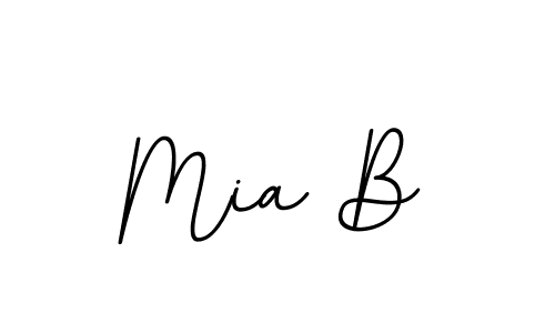 You should practise on your own different ways (BallpointsItalic-DORy9) to write your name (Mia B) in signature. don't let someone else do it for you. Mia B signature style 11 images and pictures png