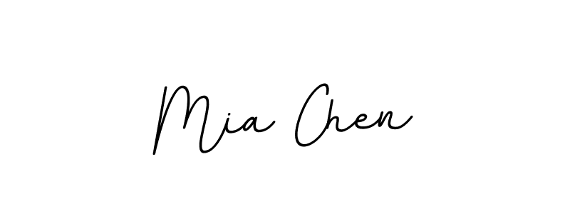 How to make Mia Chen signature? BallpointsItalic-DORy9 is a professional autograph style. Create handwritten signature for Mia Chen name. Mia Chen signature style 11 images and pictures png