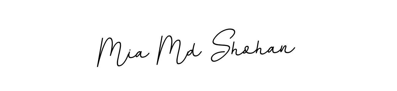 Mia Md Shohan stylish signature style. Best Handwritten Sign (BallpointsItalic-DORy9) for my name. Handwritten Signature Collection Ideas for my name Mia Md Shohan. Mia Md Shohan signature style 11 images and pictures png