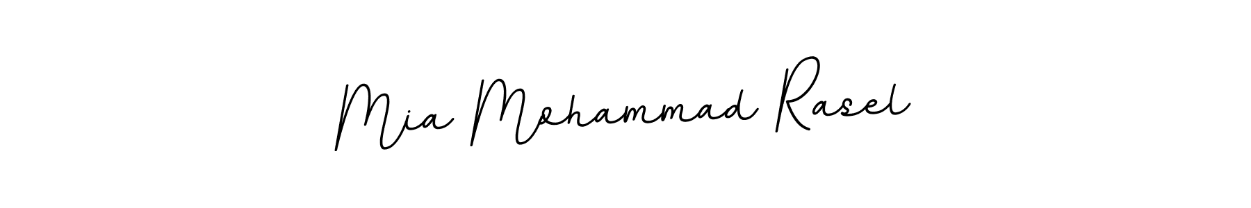 Use a signature maker to create a handwritten signature online. With this signature software, you can design (BallpointsItalic-DORy9) your own signature for name Mia Mohammad Rasel. Mia Mohammad Rasel signature style 11 images and pictures png