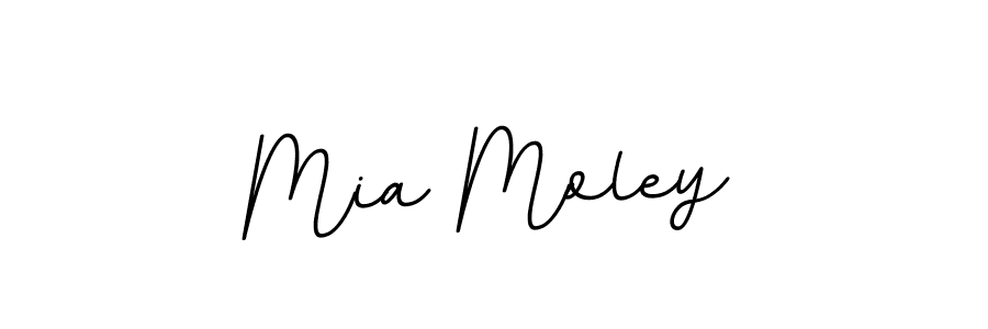 Create a beautiful signature design for name Mia Moley. With this signature (BallpointsItalic-DORy9) fonts, you can make a handwritten signature for free. Mia Moley signature style 11 images and pictures png