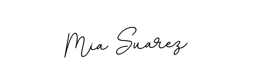You should practise on your own different ways (BallpointsItalic-DORy9) to write your name (Mia Suarez) in signature. don't let someone else do it for you. Mia Suarez signature style 11 images and pictures png