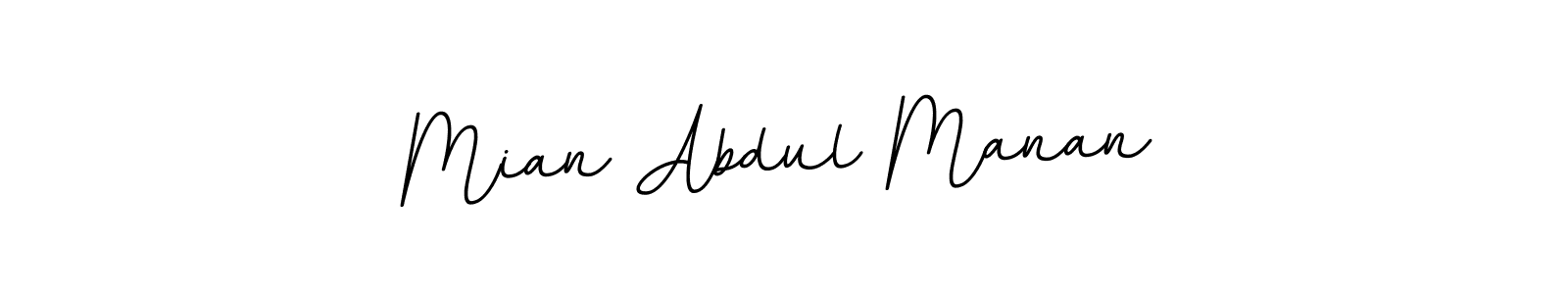 Mian Abdul Manan stylish signature style. Best Handwritten Sign (BallpointsItalic-DORy9) for my name. Handwritten Signature Collection Ideas for my name Mian Abdul Manan. Mian Abdul Manan signature style 11 images and pictures png