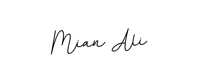 Use a signature maker to create a handwritten signature online. With this signature software, you can design (BallpointsItalic-DORy9) your own signature for name Mian Ali. Mian Ali signature style 11 images and pictures png