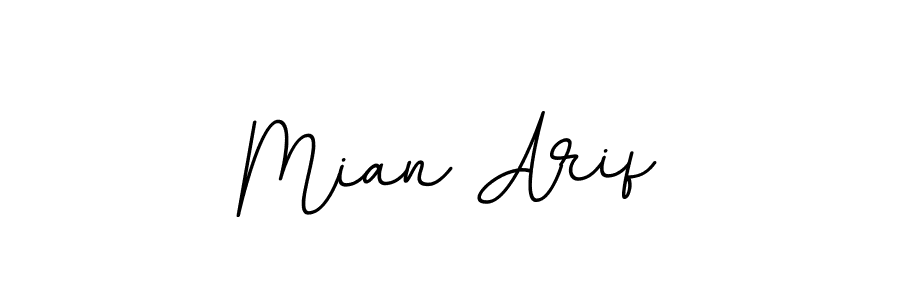 Design your own signature with our free online signature maker. With this signature software, you can create a handwritten (BallpointsItalic-DORy9) signature for name Mian Arif. Mian Arif signature style 11 images and pictures png